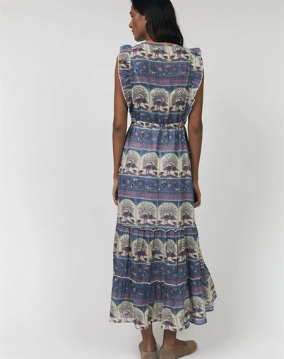 Lollys Laundry - SamoLL Midi Kjole - Blue